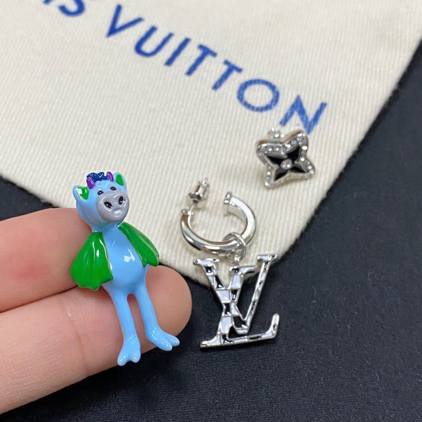 Louis Vuitton Silver Earrings